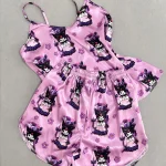 ست 2 تکه ساتن طرح kuromi