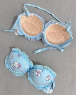 خرید ست شورت و سوتین hello kitty آبی