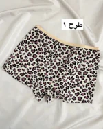 خرید شورتک پادار پلنگی