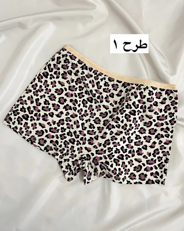 خرید شورتک پادار پلنگی