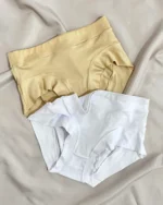 شورت پنبه ای بدون درز مدل عینکی زنانه
