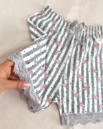 خرید آنلاین ست تاپ و شورتک خنک تابستانی