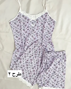 خرید ست تاپ و شورتک نخی سایز 2XL در رشت