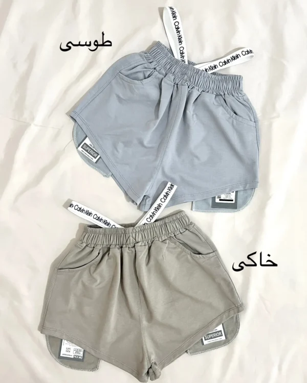 خرید اینترنتی شلوارک ورزشی کش شورتی calvin