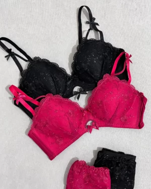 خرید انلاین خرید ست شورت و سوتین پوش آپ