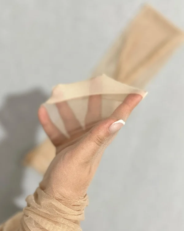 جوراب شلواری شیشه ای Penti رنگ کرم ضخامت 15D در رشت