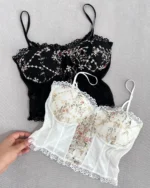 خرید کراپ مجلسی گلدوزی شده کاپدار