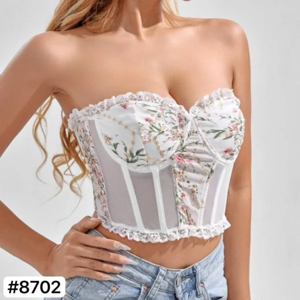 خرید کراپ گلدوزی شده کاپدار