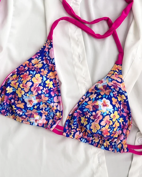 خرید بیکینی Cupshe گره ای گل دار سایز M