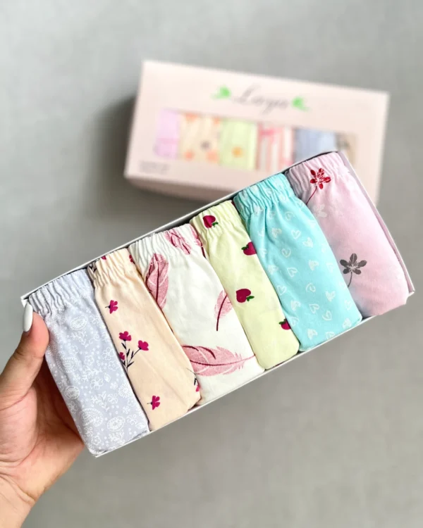 خرید اینترنتی پک 6 عددی شورت نخی لعیا