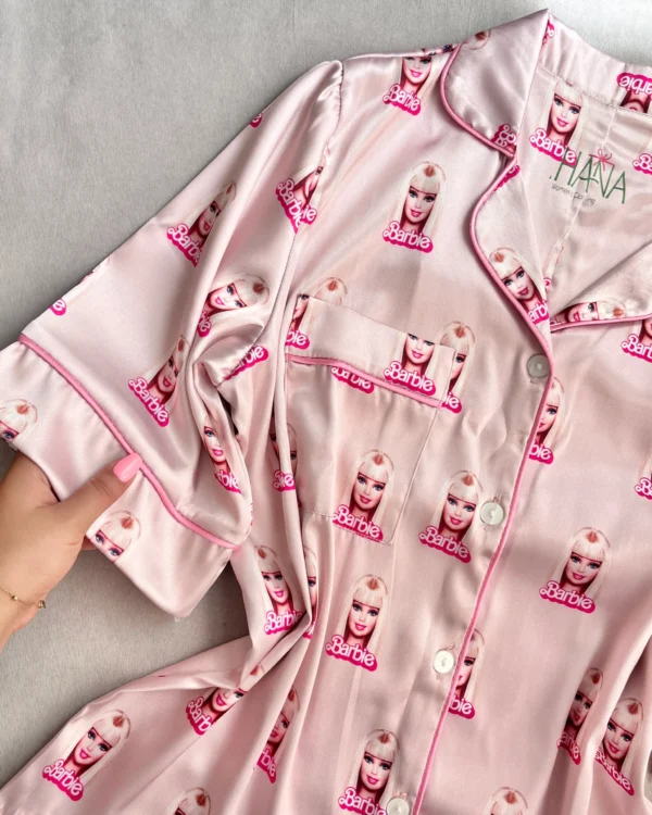 خرید بلوز شلوار ساتن barbie کوچصفهان
