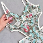 خرید اینترنتی بادی ارونا ARONA با طرح گل آبی