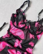 پیراهن خواب گلدار کد ۰۳۲