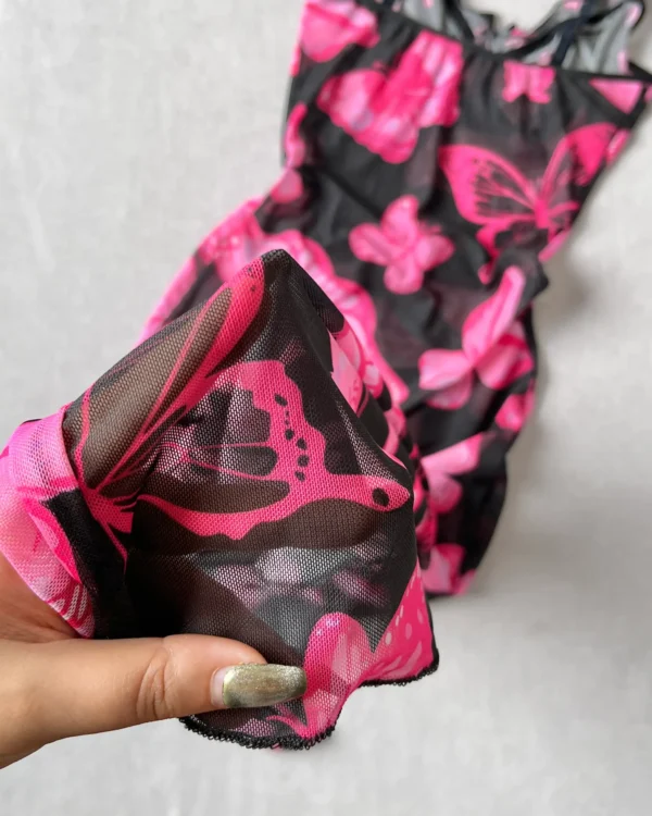 پیراهن خواب گلدار کد ۰۳۲