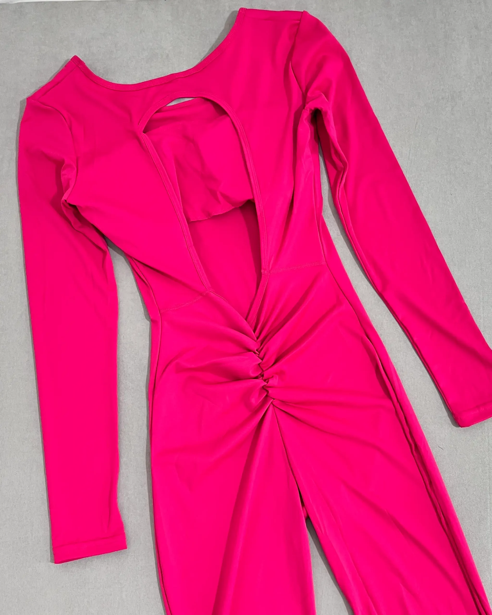 اورال دمپا پشت باز سرخابی سایز M 1 اورال ورزشی