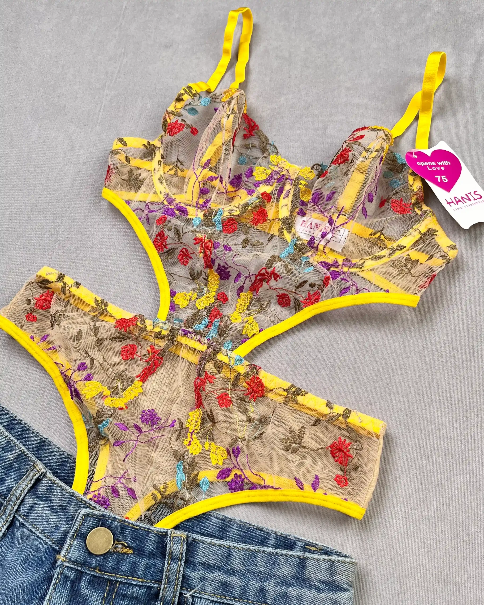 بادی فانتزی گلدوزی برند Hanis کد محصول ۹۵۵۱۰ 1 خرید بادی فانتزی در کوچصفهان