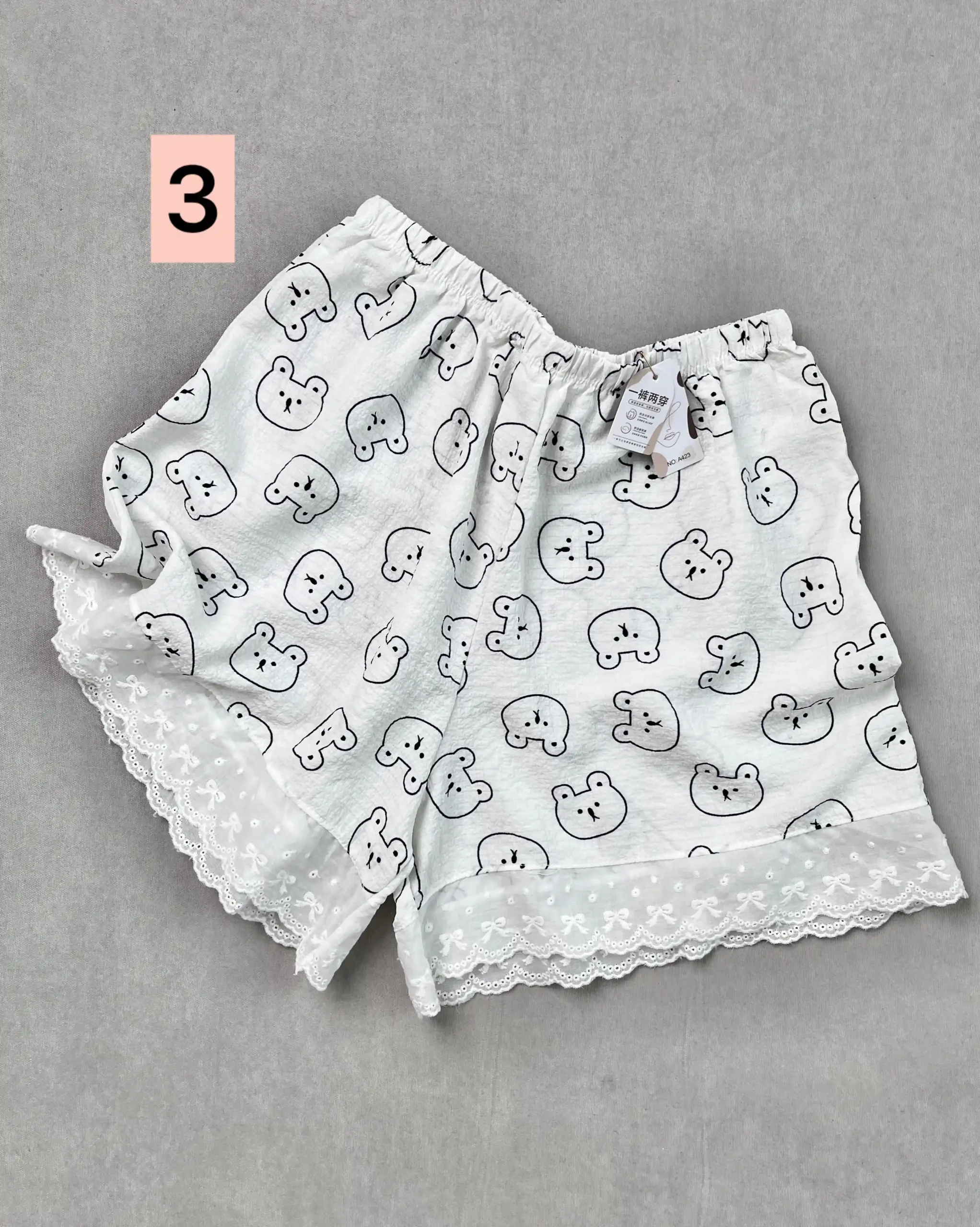 شورتک عروسکی کد 423 3 خرید شلوارک نخی زنانه قرتی کوچصفهان