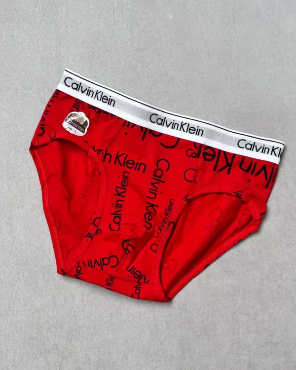 خرید اینترنتی شورت اسلیپ مردانه طرح Calvin Klein قرمز