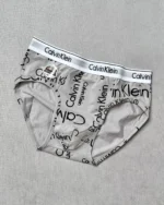 خرید شورت اسلیپ مردانه طوسی طرح Calvin Klein