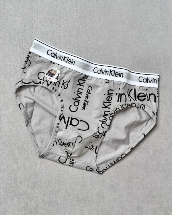 خرید شورت اسلیپ مردانه طوسی طرح Calvin Klein