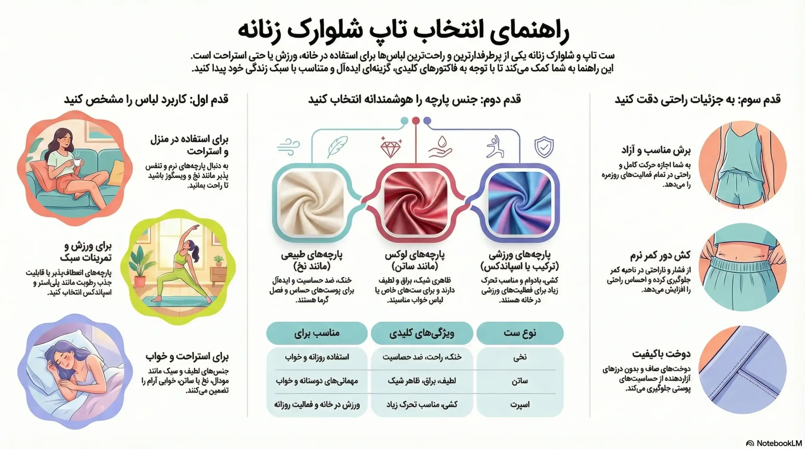 راهنمای خرید تاپ شلوارک