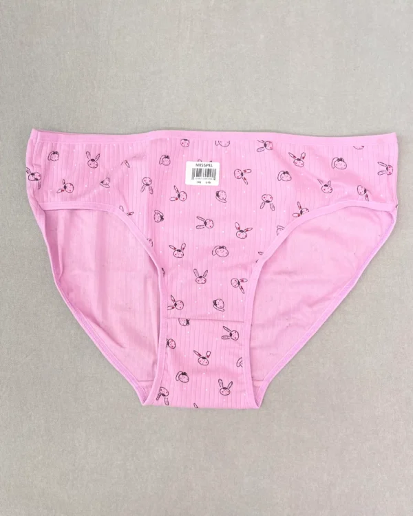 خرید اینترنتی شورت نخی کبریتی صورتی طرح دار سایز 3XL برند میسپل