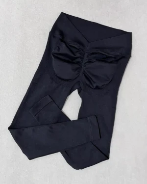 خرید اینترنتی لگ سیملس پشت چین دار مشکی