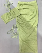 رومایویی دو تکه وارداتی رنگ سبز