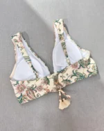 بیکینی گلدار زمینه سفید برند Cupshe