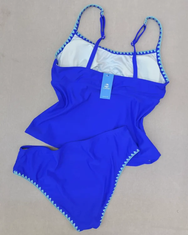 خرید اینترنتی مایو دوتکه آبی سایز XL برند Cupshe