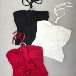 کراپ دکلته با بند گردنی کد 2968