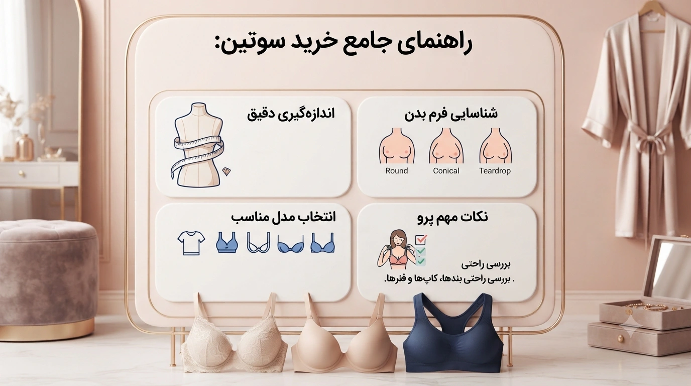 راهنمای خرید سوتین