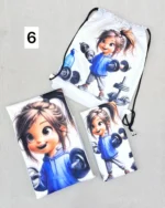ست سه تکه حوله و شوزبگ - Image 6