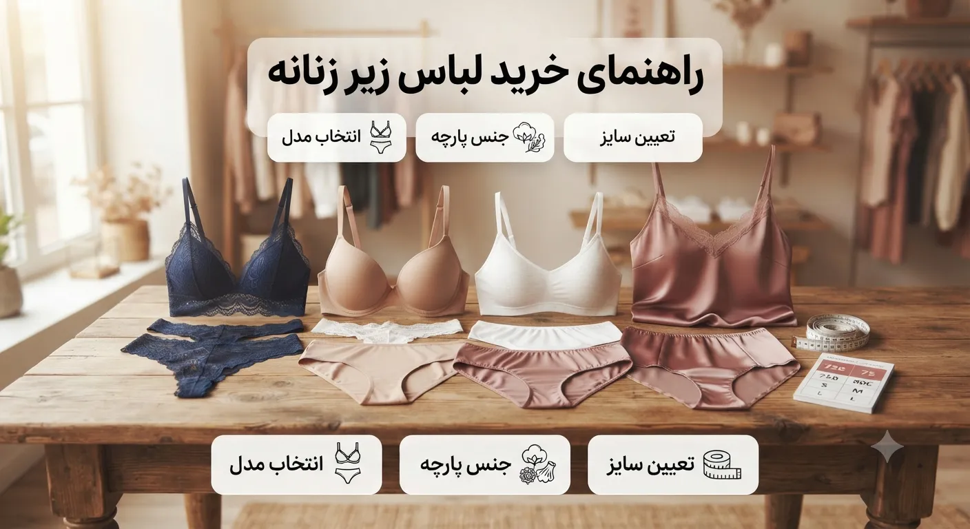 راهنمای خرید لباس زیر زنانه