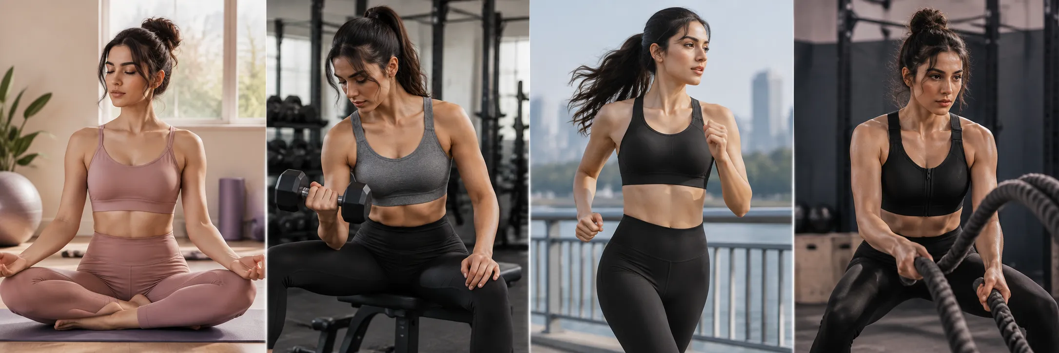 انتخاب سوتین ورزشی زنانه برای یوگا، بدنسازی، دویدن و تمرین HIIT